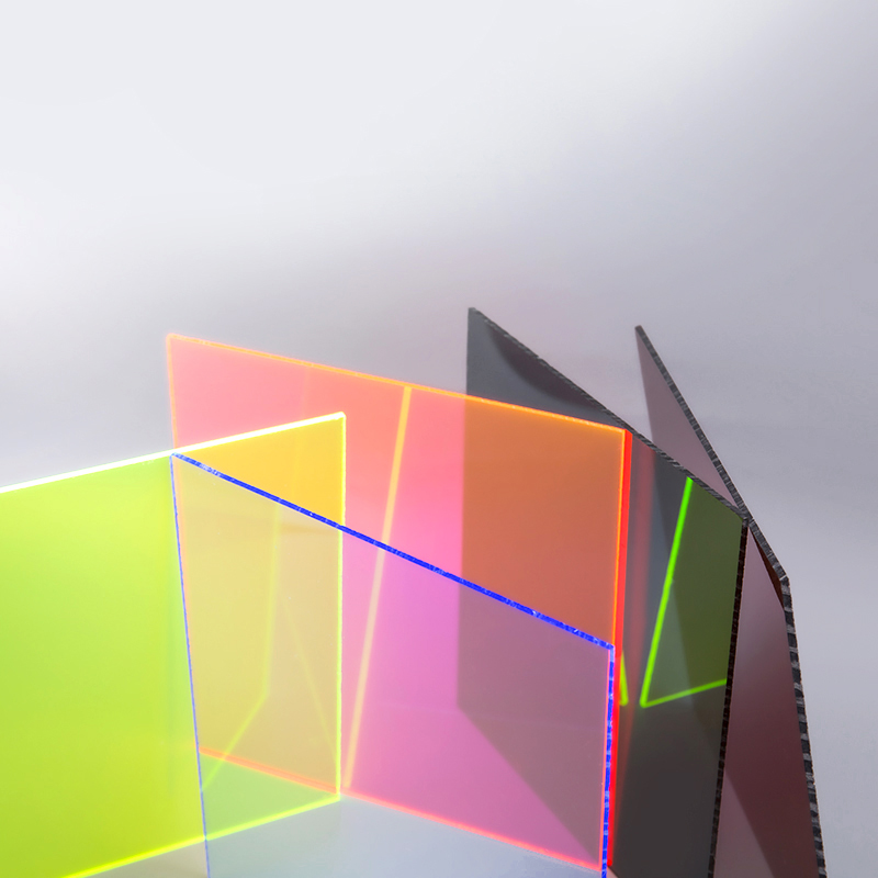 Foaie acrilică colorată translucidă