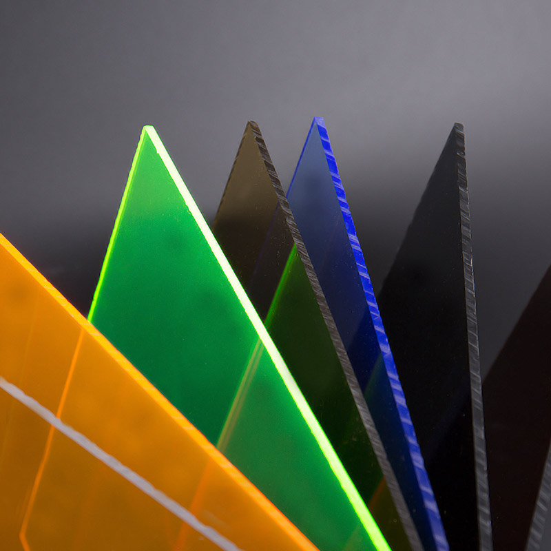 Foaie acrilică colorată translucidă